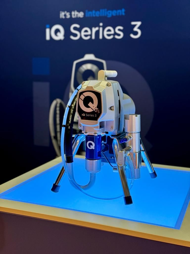 QTech's iQ3 airless sprayer carry and Hi Cart now available to order direct or through one of our stockists.